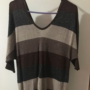 Brown Striped Shirt